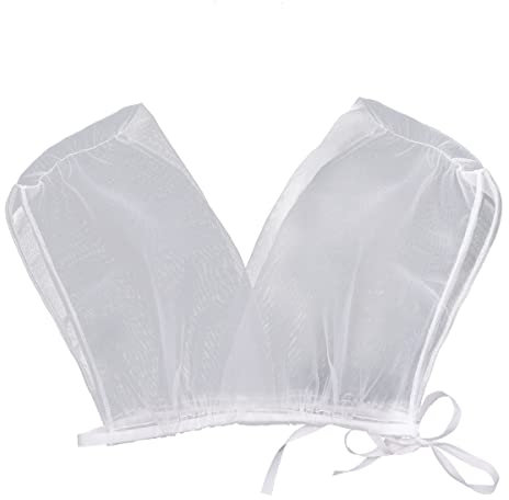 COSDREAMER Women's Corsets Breast Gauze White L