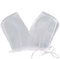COSDREAMER Women's Corsets Breast Gauze White L