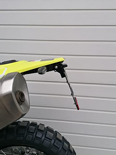 kurzer Kennzeichenhalter für Husqvarna 701 Enduro 2016-2023 REVO Slim kurzer Kennzeichenträger GroFaTec Nummernschild Supermoto Träger Halter kurzes Heck Heckumbau Porta Targa huski sm