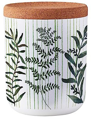 Chic.Mic bioloco plant Vorratsdose Medium 800 ml, aus PLA Kunststoff mit Korkdeckel, BPS101