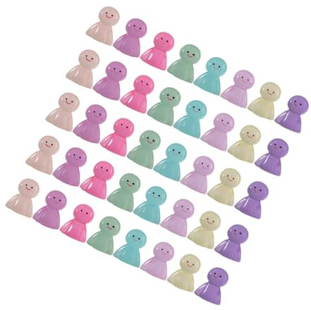 ibasenice 40St leucht deko Lovely SIM im Dunkeln leuchtende Puppen sonnige Puppenmodelle Halloween-Spielzeug Spielzeuge Garten kleine sonnige Bonsai sonnige Statue Figur