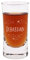 Herz & Heim® edles Schnapsglas zur Hochzeit mit Gravur der Namen des Paares - Gastgeschenk u. Hochzeitsgeschenk (Name im Herz)