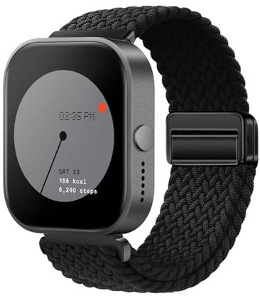 KUWAI Nylonarmband für Nothing Watch Pro - Geflochten Magnetische Armbänder mit CMF für Damen und Herren (P)