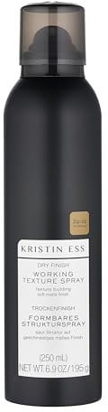 Kristin Ess | Haarspray Dry Finish Working Texture Spray | Hochwertige Haarpflege für ultra-leichten Halt & ein softes, mattes Finish | Für alle Haartypen | Ohne Sulfate, ohne Parabene | 250 ml