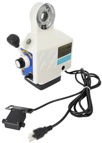 X-Axis Feed-Fräsen Kleines Volumen APF-260 Power Feed-Fräsen X-Axis Power Tabelle Feed für bridgeport Fräsmaschine Frästischvorschub Tischvorschub Werkzeugsatz 220V 135lb