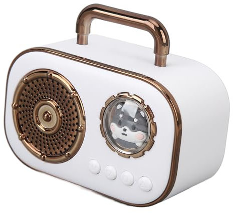 Altoparlante Portatile retrò Piccolo Subwoofer Vintage Space Cool Dog per attività All'aperto
