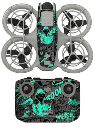 DJYILUF Schutzfolie Kit für DJI Neo, DIY Wasserdichte Aufkleber Skins Wrap Protector für DJI Mavic Neo Drone und Fernbedienung (A)