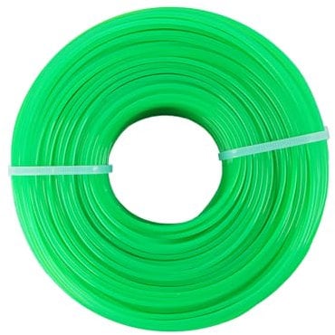 COEWUR 1 Rollo Hilo para Desbrozadora 2mm x 100m Hilo para Cortabordes Redondo Hilo de Nailon Desbrozadora para Céspedes Malezas Patio Trasero Jardín Parque(Verde)