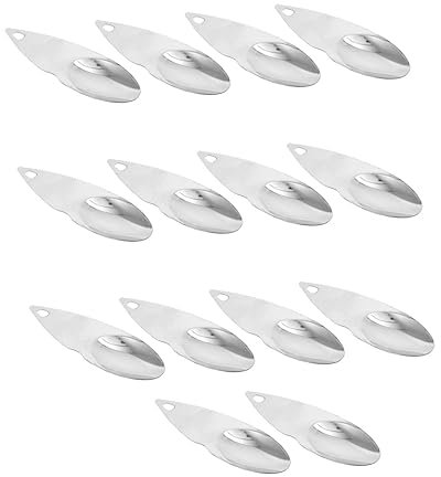 Cabilock Lot de 14 Cuillères À Kiwi pour Avocat en Acier Inoxydable 430 Argenté