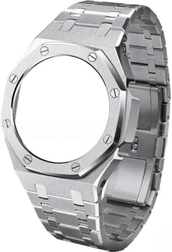 Ricambio Cinturino per Orologio Acciaio Inossidabile 316L compatibile con Casio G-Shock GA-2100, GA-2110