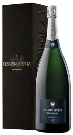Cesarini Sforza Brut, Sekt nach klassischer Methode Trento Doc, Brut DOC Sekt im Karton, 12,5% vol, 750 ml