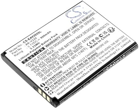 Ersatz Akku für Emporia Joy LTE, V228LTE_001, V288, V288i-LTE PN:Emporia AK-V227(V2), AK-V228 900mAh / 3.33Wh