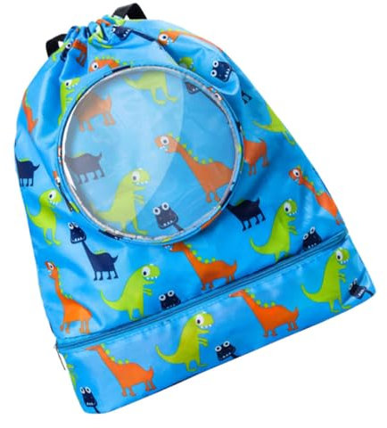 Yardenfun Zaino per Scomparti Separati per Asciutto e Bagnato e Sport per Piscina Scuola Design con e per Scarpe