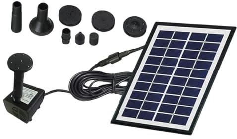 VICASKY Fontana Galleggiante per Esterno e Piscina Pompa Automatizzata a Rinnovabile Fontana Paesaggistica per Laghetti e Vasche Pesci Decorazione Esterna con Ossigenazione Liquido