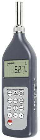 Fonometro, Misuratore di livello sonoro a impulsi integratore Misuratore di livello sonoro medio integratore 25 dB (A) ~ 130 dB (A) Misuratore di rumore ambientale