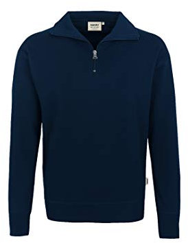 HAKRO Zip-Sweatshirt, dunkelblau, Größen: XS - XXXL Version: M - Größe M