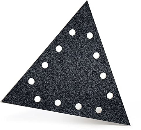 MENZER Black Klett-Schleifscheiben, 290 x 250 mm, 12-Loch, f. Trockenbauschleifer, Siliciumcarbid (10 Stk.) K16