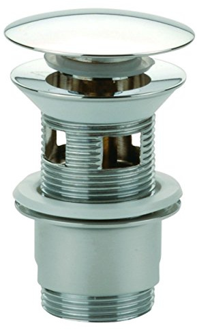 Bonde laiton commande manuelle pour lavabo avec trop plein - L3218