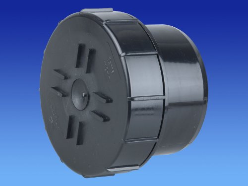 Wavin OSMA 110mm Soil 4S292 P/E Access Plug Black