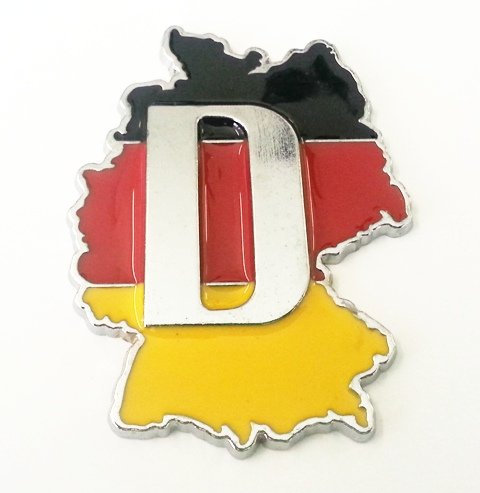 3D METALL Deutschland - Germany - Metall-Aufkleber - Auto Emblem - Sticker -