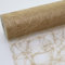 Sizoweb Tischband - 25 Meter Rolle + 300 Mini-Dekodiamanten Gratis (30cm Breite, Dunkelgold)