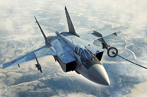 Hobbyboss 81754 Russian Mig-31B/BM Foxhound Plastic Model Kit, 1:48 Scale