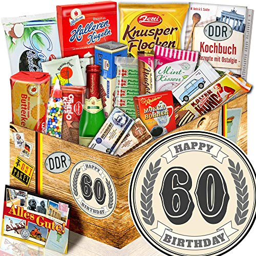 60 Geburtstag + Geschenk Süßigkeitenbox + 60 Geburtstag Geschenke Ideen
