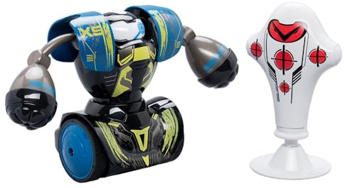 Silverlit- Ycoo by Kombat Boxer, ferngesteuert, 14 cm, 1 Roboter, mit Punching-Ball-Spielzeug mit Soundeffekten, 88053, 1 Stück, Pack de 1
