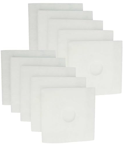 vhbw 10x Luftfilter kompatibel mit Helios ELS-sys GBVEO100 | ELS-sys GAVEIO 60, ELSN-Serie, ELF-Serie Lüfter, Ventilator, Lüftungsgerät