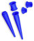Piersando Dehnungsstab Ohr Piercing Dehnstift Dehner Ohrdehner Dehnstab Flesh Tunnel Plug Expander Taper Stab Gerade 12mm Blau