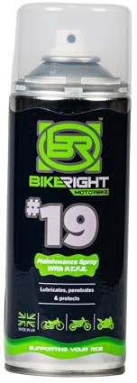 Bikeright Motorbike #19 Maintenance Spray with P.T.F.E 400ml - BIRIMB4006