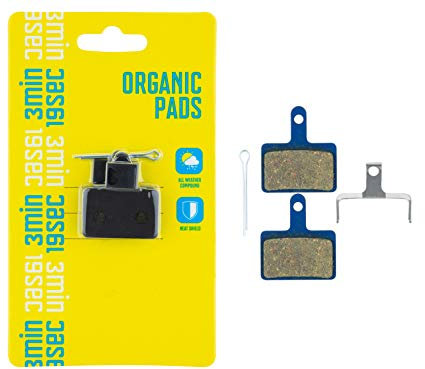 3min19sec Bremsbeläge Shimano B01S Resin - Organische Fahrrad Scheibenbremsbeläge für viele Modelle von Shimano, Tektro oder TRP - Disc Brake Pads mit satter Bremsleistung
