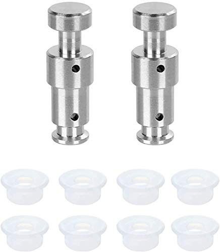 2 Pack Instant Pot Float Valve - Replacement Parts with 6 Sealer Gasket - Replacement Float Valve wiht Silicone Caps for Instant Pot Duo 3, 5, 6 QT, Duo Plus 3, 6 QT, Ultra 3, 6, 8 QT, Lux 3 QT