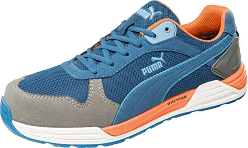PUMA Safety Frontside Low Work Shoe Safety Shoe S1P ESD HRO SRC fibreglass Cap Penetration Protection Non-Slip Heat-Resistant Metal-Free Men