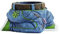 Baoblaze Plant Resin Pot Jeans Styling Blumentopf Garten Ornament, Kniende Denim-Jeans, 7,5x10x14,5cm