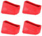 4 piezas Protectora Pies Escalera, Patas de Escalera, Pies de Goma, Pies de Escalera, Patas de Madera, tapas Protectoras Antideslizantes para Escaleras de Repuesto