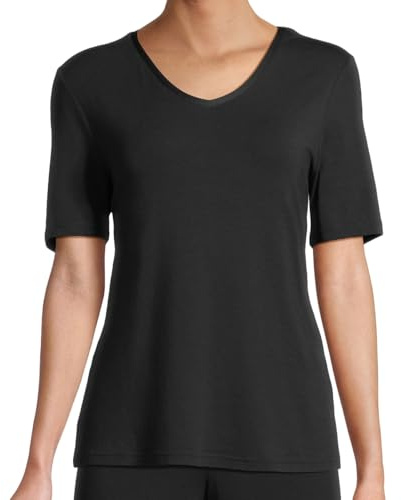 Nina von C. - Loungewear Modal - Schlafanzug Oberteil (38 Schwarz)