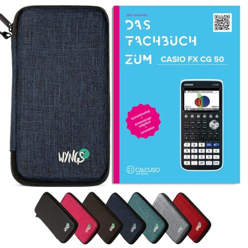 CALCUSO Zubehör Standardpaket Blau kompatibel für Taschenrechner Casio FX-CG 50
