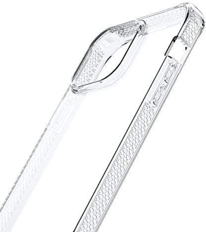 ITSKINS Spectrum R // Clear Protective Phone Case Compatible with iPhone 14 Pro Max, Slim Hybrid Case, Anti-Yellowing, and Heavy Duty Shockproof Cover, Military Phone Case - Transparent