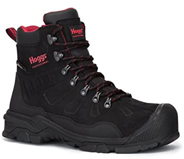 Hoggs of Fife Poseidon S3 Safety Lace-Up - Black Nubuck Euro 42 Euro 42 Boots