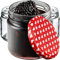 KADAX Petits pots de conserve 200 ml bocaux à confiture fi66 mm mini verres pour miel et épices bocaux en verre hermétiques en verre rond (50 pièces cœur)