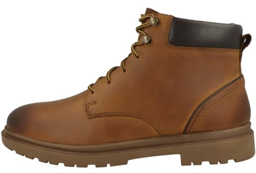 Geox U Andalo, Stivale alla caviglia Uomo, Browncotto, 46 EU