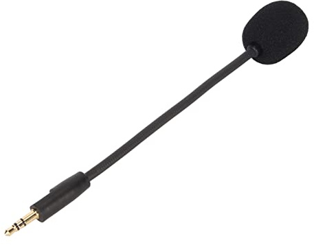 Microphone de Jeu Amovible de 3,5 Mm pour, Microphone de Jeu à Bruit Réduit avec Bras de Micro Amovible pour Hyper X Cloud Orbit S