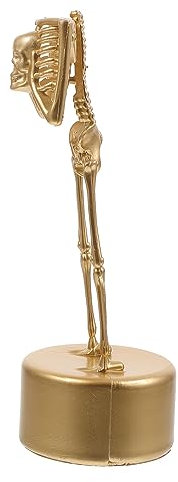 Abaodam Halloween-schädel Aus Kunststoff Skelett-deko Für Party-Accessoires Kreative Dekorationen Als Wohnaccessoires Skelett-Ornamente Für Halloween-Dekoration