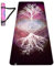 Hightop Yogamatte, Lebensbaum, 0,6 cm dick, rutschfest, bedrucktes Design, mit Tragegurt, für Yoga, Hot Yoga, Pilates und Heimtraining