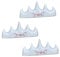 Operitacx 3pcs Pen Holder Makeup Brush Holders for Vanity Makeup Brish Holder Make up Brush Holder Paint Brush Rest Ceramic Brush Holder Paint Brush Stand Brush Pen Stand Ink Pen Stand China