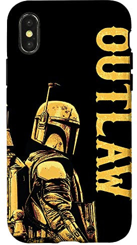 iPhone X/XS Star Wars The Book of Boba Fett Outlaw Black Case