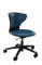 Sedus, Turn Around, tu-180, Bürostuhl, ergonomisch, klein, kompakt, für Büro/Praxis/Empfangsbereich/Home-Office, Nova Stoffbezug (Schwarzes Gestell, Petrol)