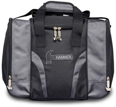 Hammer Unisex-Erwachsene Raw Bowlingtasche, Einzeltasche, Grau Bowling-Taschen, Single