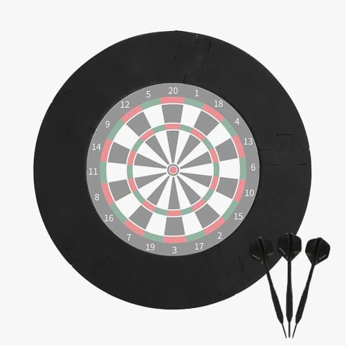 ADDLIVE Dart Surround,Dart Catchring Surround,Spleißen Dartscheibe Schutzring, Dart Schutzring, Dartscheibe Surround für Alle Standard Dartscheiben, Dart Auffamgring Zum Schutz Ihrer Pfeile & Wände